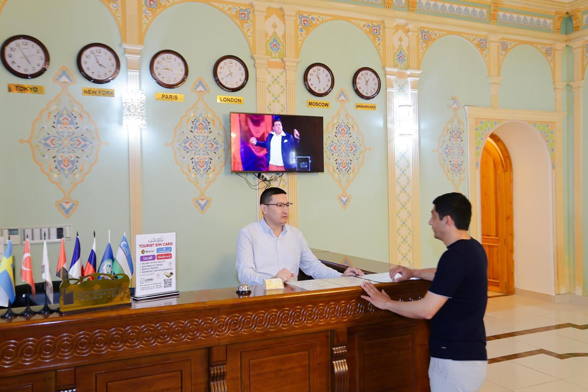 Yangi Sharq Hotel Samarkand Ngoại thất bức ảnh